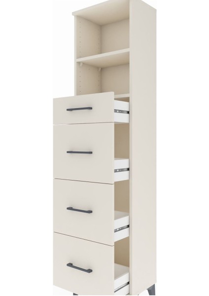 Arges Dolap 2 Raflı 4 Çekmeceli 44X30X182 Aytaşı-Aytaşı indirimleri