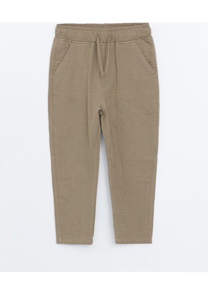 Yeni Sezon Standart Kalıp Bağcıklı Erkek Bebek Pantolon fiyatları