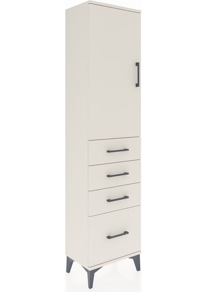 Arges Dolap 2 Raflı 4 Çekmeceli Tek Kapaklı 44X30X182 Aytaşı-Aytaşı fiyatları