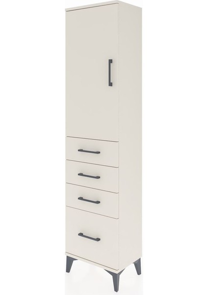 Arges Dolap 2 Raflı 4 Çekmeceli Tek Kapaklı 44X30X182 Aytaşı-Aytaşı modelleri