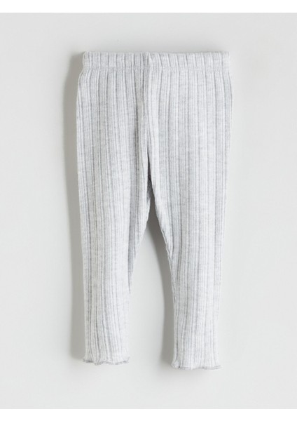 Yeni Sezon Beli Lastikli Kız Bebek Tayt