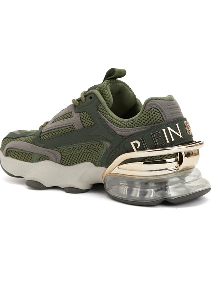 Haki File Dokulu Erkek Sneaker modelleri