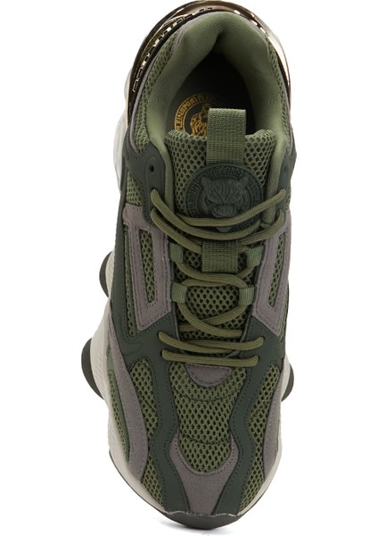 Haki File Dokulu Erkek Sneaker fırsatları