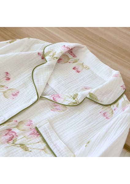 Organik Pamuk Müslin Kumaş Pijama Takımı fırsatları