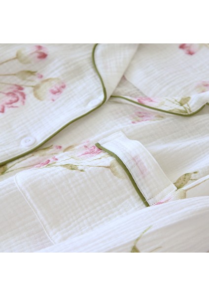 Organik Pamuk Müslin Kumaş Pijama Takımı indirimleri