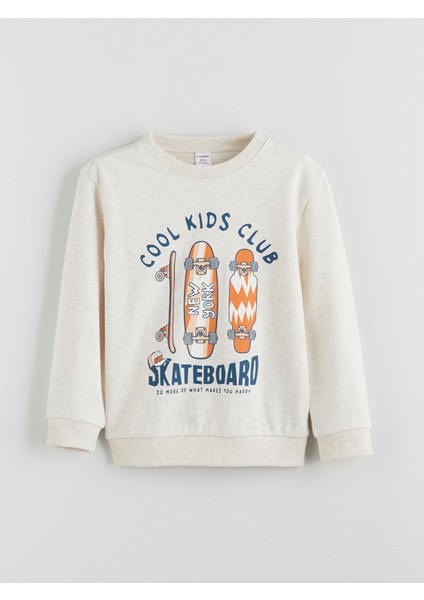 Yeni Sezon Bisiklet Yaka Erkek Çocuk Sweatshirt 2'li indirimleri
