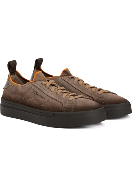 Koyu Bej Erkek Deri Sneaker fiyatları