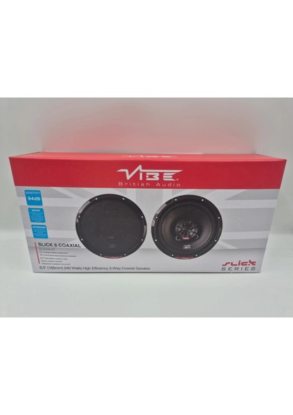 16CM Hoparlör – Vibe Slick6-V7 240W 80RMS - Vibe Tweeterli , 16 cm Hoparlör