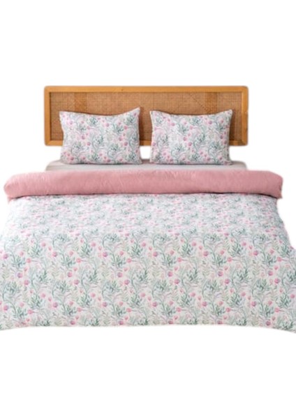 Çift Kişilik Nevresim Takımı Pamuklu Desenli Cherie 200X215 cm fırsatları