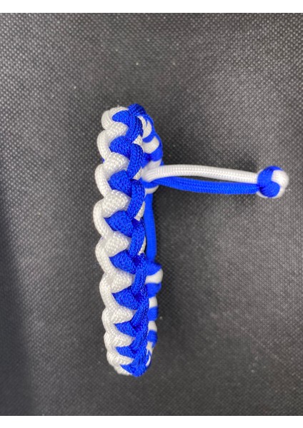 Beyaz Mavi Çift Yönlü Paracord Bileklik fırsatları