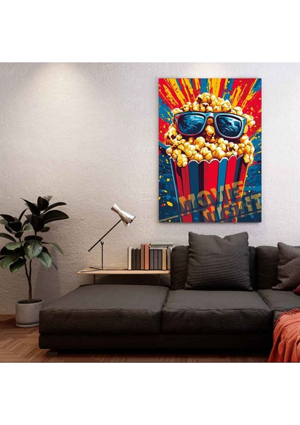 “popcorn Fun 2 - Enerjik Renklerde Modern Duvar Sanatı”