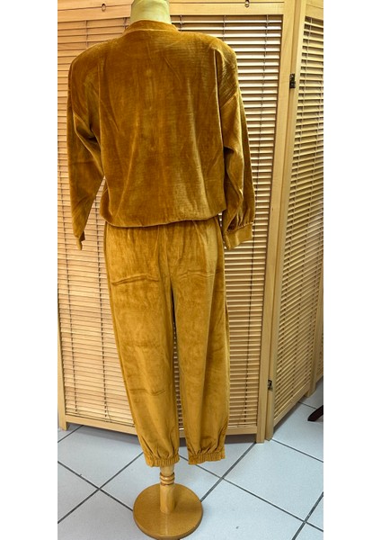 Hardal Kadife Eşofman Takımı modelleri