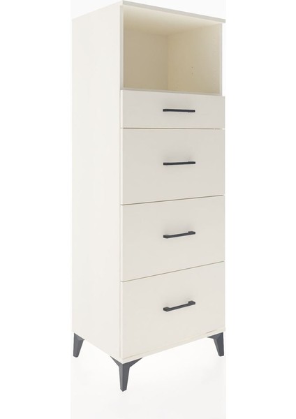 Hyperion Dolap Tek Raflı 4 Çekmeceli 60X44X163 Aytaşı-Aytaşı fiyatları