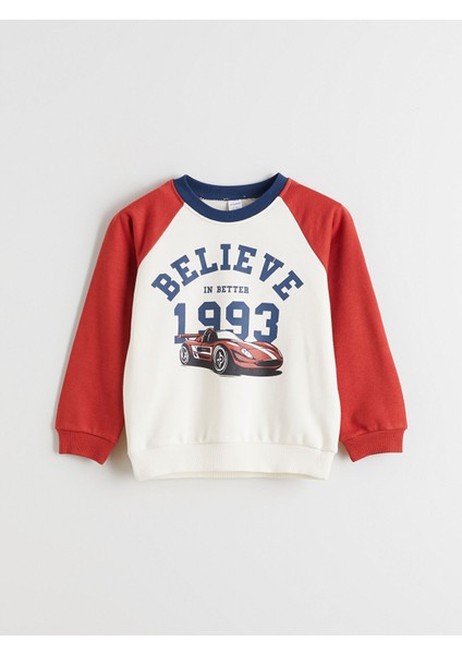 Yeni Sezon Baskılı Erkek Çocuk Sweatshirt