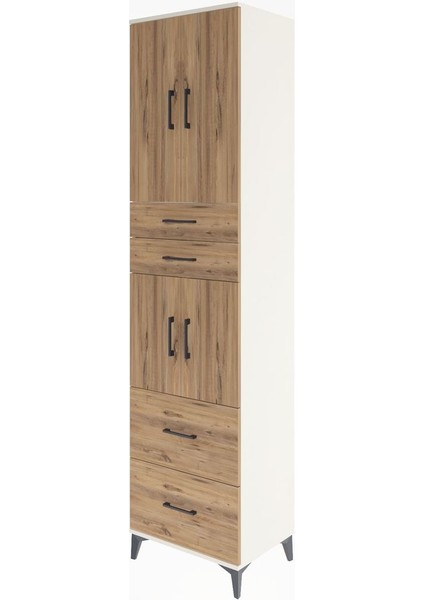 Hyperion Dolap 3 Raflı 4 Çekmeceli 4 Kapaklı 60X44X243 Aytaşı-Çam modelleri