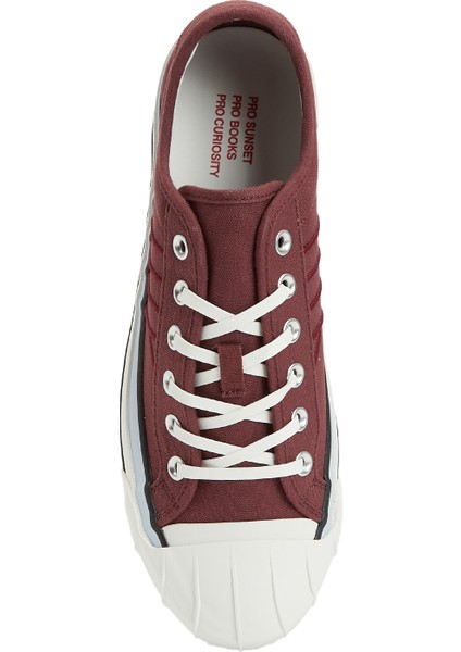 Bordo Erkek Kanvas Sneaker fırsatları