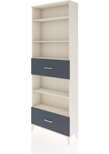 Arges Dolap 5 Raflı 2 Çekmeceli 88X30X243 Aytaşı-Antrasit modelleri