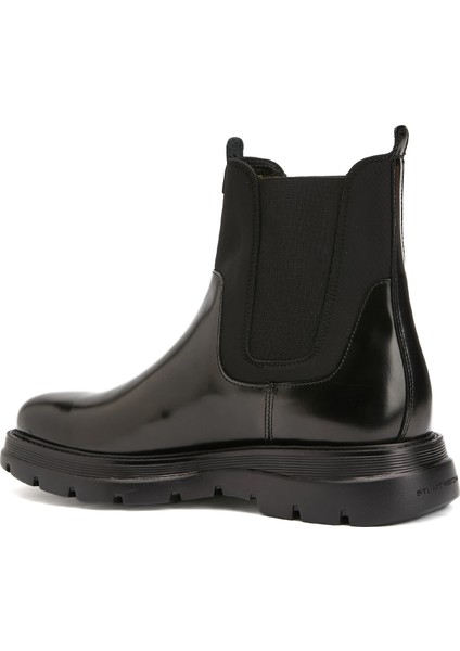 Siyah Erkek Deri Bot modelleri