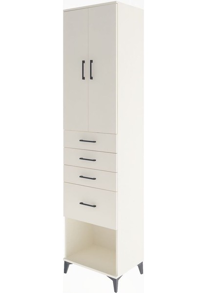 Hyperion Dolap 3 Raflı 4 Çekmeceli 2 Kapaklı 60X44X243 Aytaşı-Aytaşı modelleri