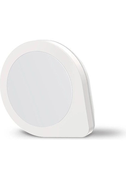 Beyaz Yuvarlak Sensörsüz Gece Lambası, Enerji Tasarruflu ve Şık Tasarım ile Ideal Aydınlatma