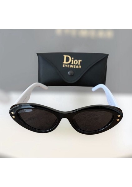 r Kadın Güneş Gözlüğü 53 Ekartman Beyaz Kulp Detaylı New Season