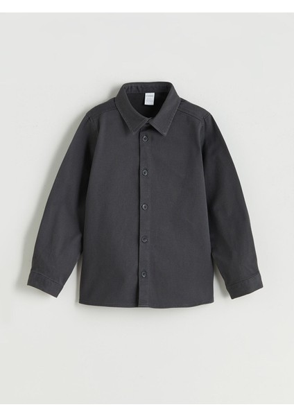 Yeni Sezon Basic Uzun Kollu Erkek Çocuk Gömlek