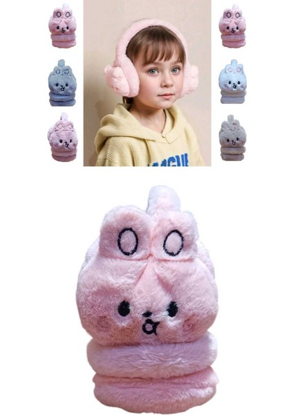 1 Adet Tavşan Model Kışlık Kulaklık Peluş Kulaklık Çocuk Peluş Kulaklık Kız Çocuk Kulaklık