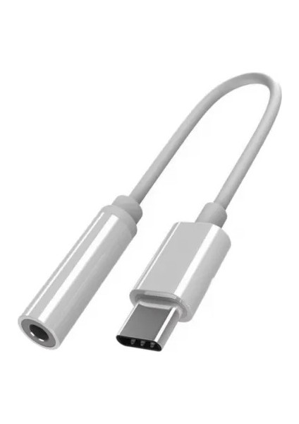 Type-C To 3.5 mm Jack Kulaklık Çevirici Aux Dönüştürücü Adaptör