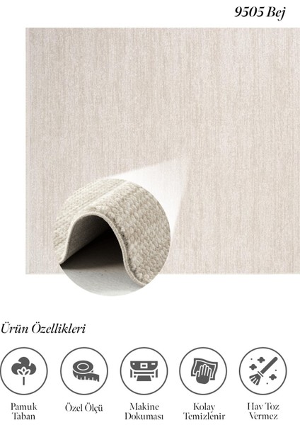 Leeds U. 9505 Yumuşak Tuşe Yüksek Ilmek Özel Ölçü Salon Antre Mutfak Halı Yolluk modelleri