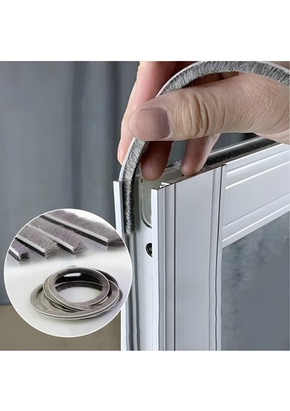 Cam Balkon Kıl Fitili ve Sürgü Sistemli Kıl Fitil Taban Genişliği 6,7 Mm, Kıl Yüksekliği 6mm, 8mm, 10MM, 12MM, 15MM, 20 mm fırsatları