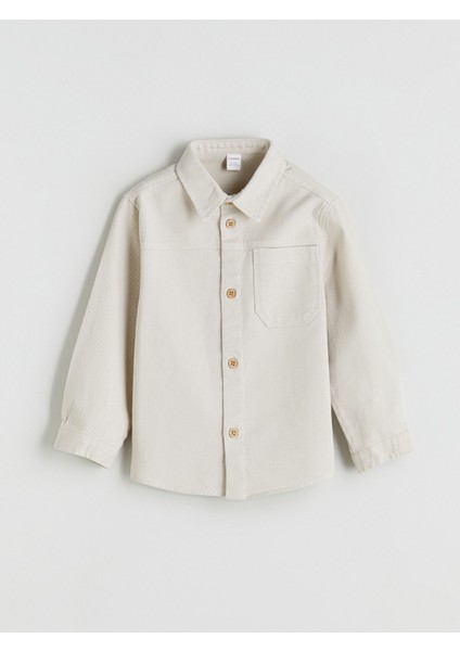 Yeni Sezon Basic Uzun Kollu Erkek Çocuk Gömlek