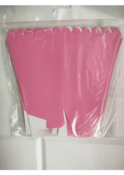 8li Pembe Baskısız Popcorn Kutusu ( Mısır , Cips , Ikram Kutusu ) fiyatları