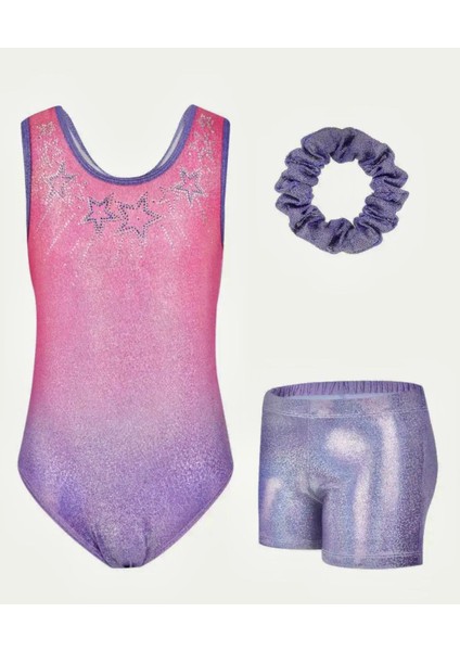 Taşlı Jimnastik Mayo Bale Cimnastik Kıyafeti