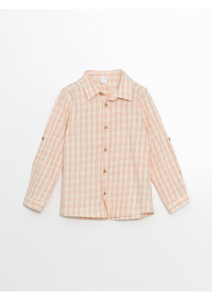 Yeni Sezon Gabardin Çizgili Erkek Çocuk Gömlek