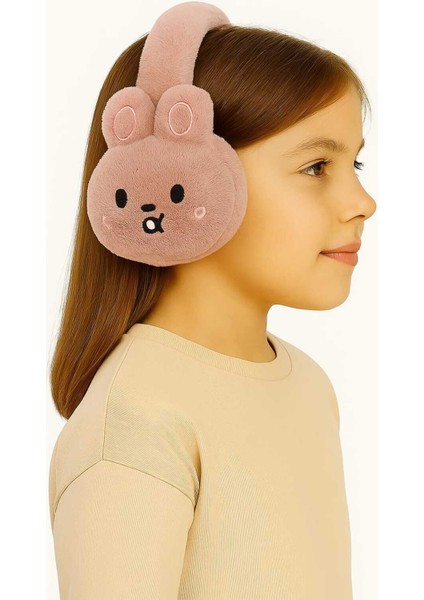 3-12 Yaş Kız Çocuk Peluş Kulaklık Tüylü Kulaklık Kışlık Peluş Kulaklık modelleri