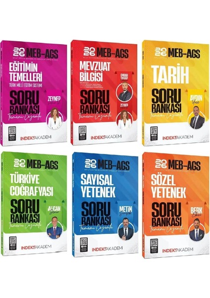 2026 Meb-Ags Tüm Dersler Soru Bankası 6 Lı Set Yayıncılık