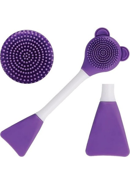 Silikon Maske Uygulama Spatulası ve Yumuşak Yüz Temizleme Fırçası fiyatları