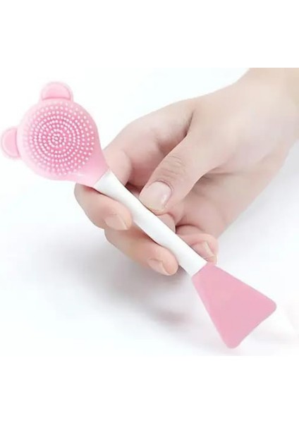 Silikon Maske Uygulama Spatulası ve Yumuşak Yüz Temizleme Fırçası modelleri