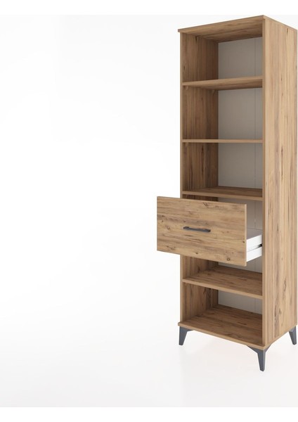 Hyperion Dolap 4 Raflı Tek Çekmeceli 60X44X195 Çam-Çam fırsatları