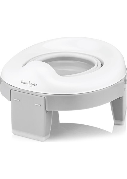 Beyaz Katlanabilir Seyahat Çocuk Tuvaleti