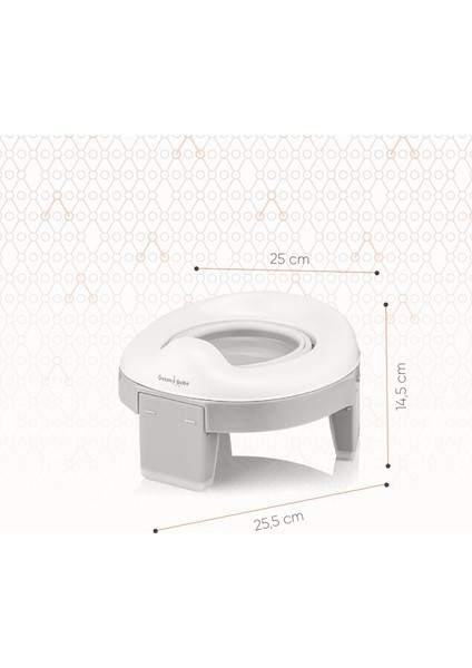 Beyaz Katlanabilir Seyahat Çocuk Tuvaleti indirimleri