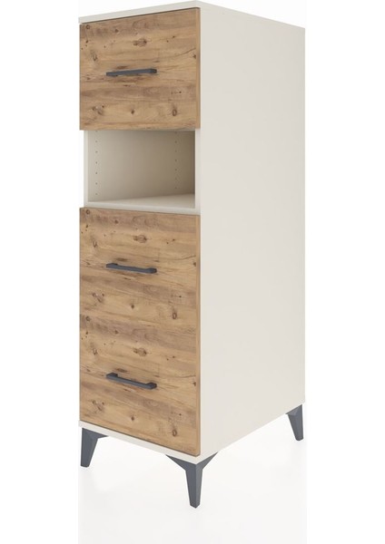Kronos Dolap Tek Raflı 3 Çekmeceli 44X59X134 Aytaşı-Çam modelleri