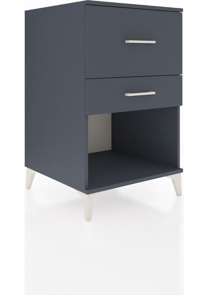 Kronos Komodin 2 Çekmeceli 60X59X96 Antrasit-Antrasit fiyatları