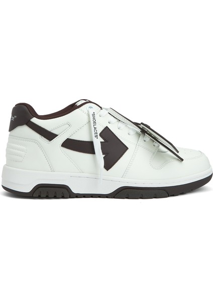 Out Of Office Kahve Beyaz Erkek Deri Sneaker