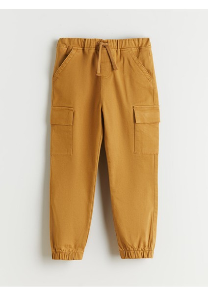 Yeni Sezon Beli Lastikli Erkek Çocuk Kargo Pantolon