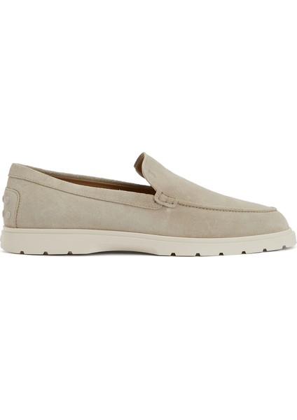 Fildişi Erkek Deri Loafer