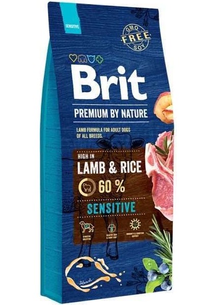 Brit Premium Sensitive Lamb Kuzu Etli Hassas Yetişkin Köpek Maması 15 kg (STT:03/2025) - Petshopundan fırsatları