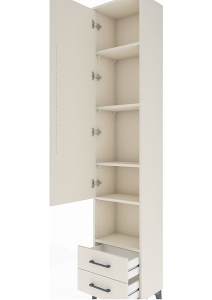 Arges Dolap 5 Raflı 2 Çekmeceli Tek Kapaklı 44X30X221 Aytaşı-Aytaşı indirimleri