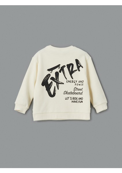 Yeni Sezon Bisiklet Yaka Baskılı Erkek Çocuk Sweatshirt fırsatları