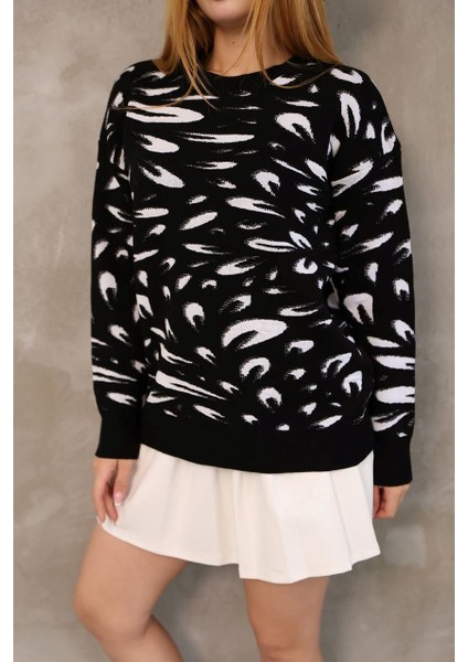 Desenli Neptun Kazak Siyah Beyaz fiyatları